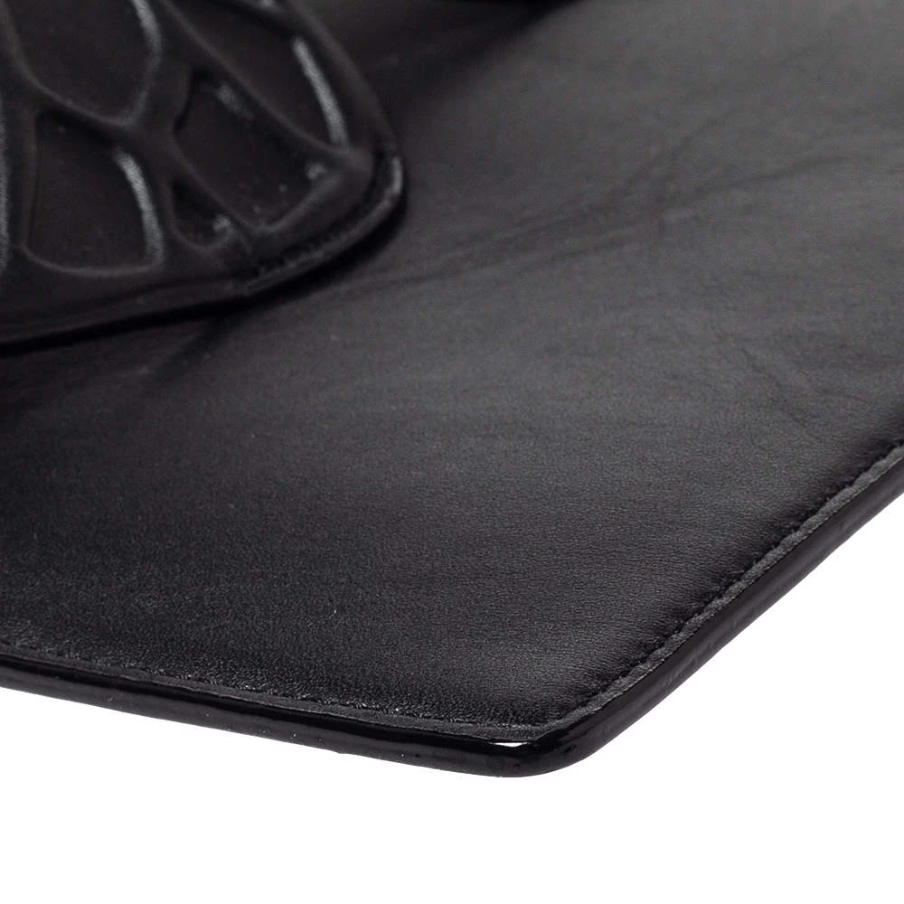 Sophia Webster Black Leather Butterfly Wristlet Pouch For Women - Image 12
