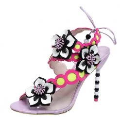 Sophia Webster Multicolor Leather And PVC Amazona Sandals Size 41 For Women
