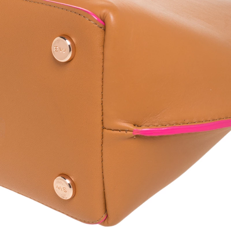 Sophia Webster Brown Leather Romy Drawstring Bucket Bag For Women - Image 11