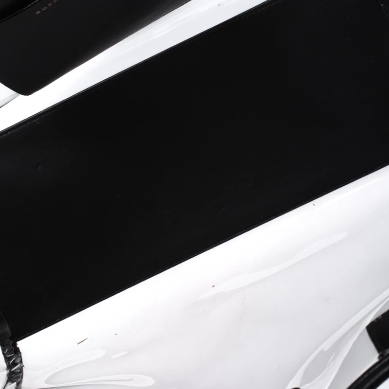 Sophia Webster Clear/Black Dina PVC And Leather Tote For Women - Image 7