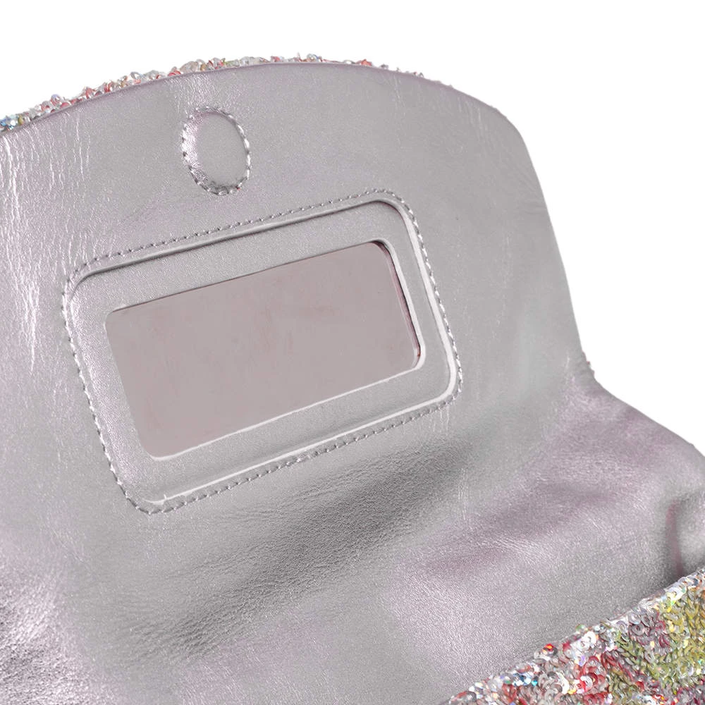 Sophia Webster Multicolor Sequin Flap Shoulder Bag For Women - Image 7