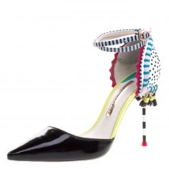 Sophia Webster Multicolor Leather Xavier Ankle Strap D'orsay Pumps Size 37 For Women