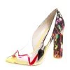 Sophia Webster Multicolor PVC And Fabric Party Like Pollock Peep Toe Pumps Size 37 For Women