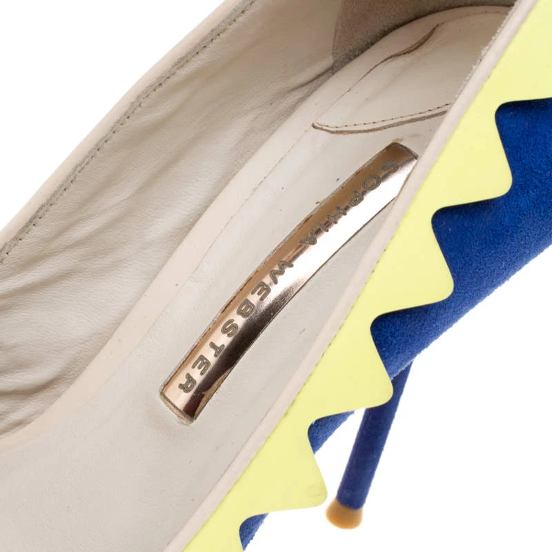 Sophia Webster Multicolor Suede And Leather Remmie Pumps Size 40 For Women - Image 7