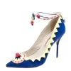 Sophia Webster Multicolor Suede And Leather Remmie Pumps Size 40 For Women