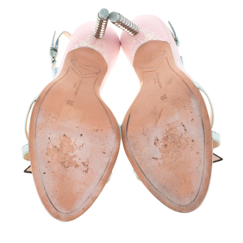 Sophia Webster Multicolor Leather Miss Thang Slingback Sandals Size 39 For Women - Image 6