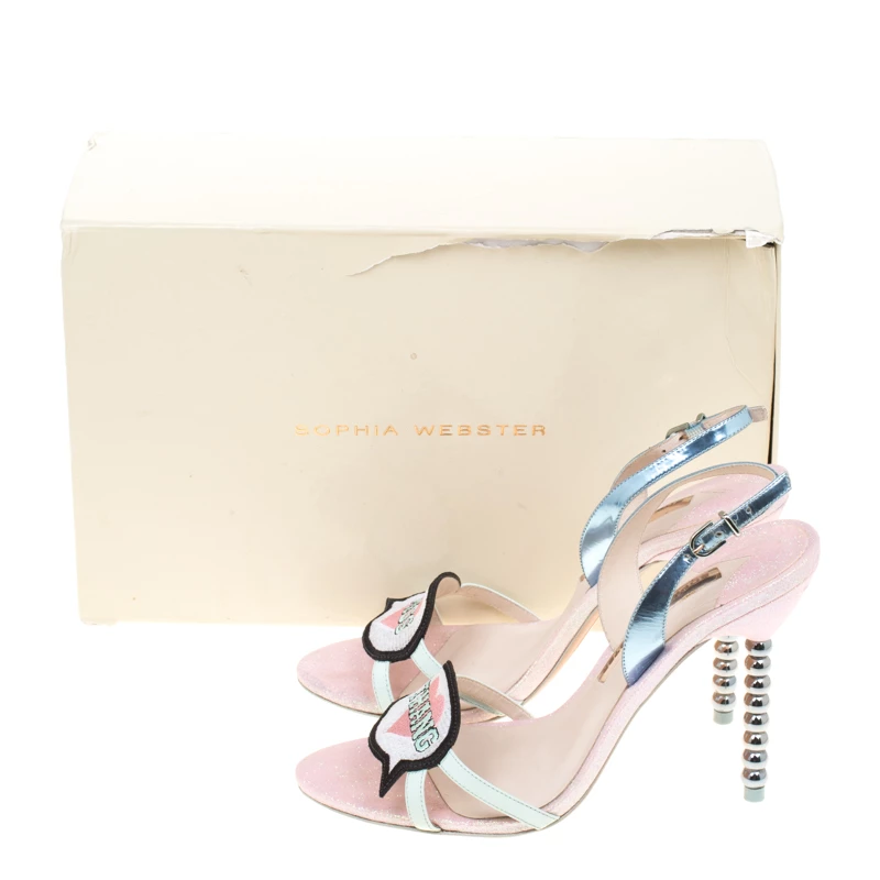 Sophia Webster Multicolor Leather Miss Thang Slingback Sandals Size 39 For Women - Image 8