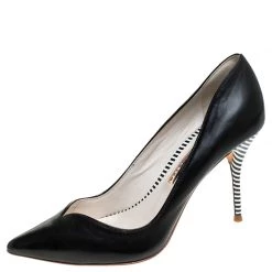 Sophia Webster Black Leather Lyla Pumps Size 37 For Women
