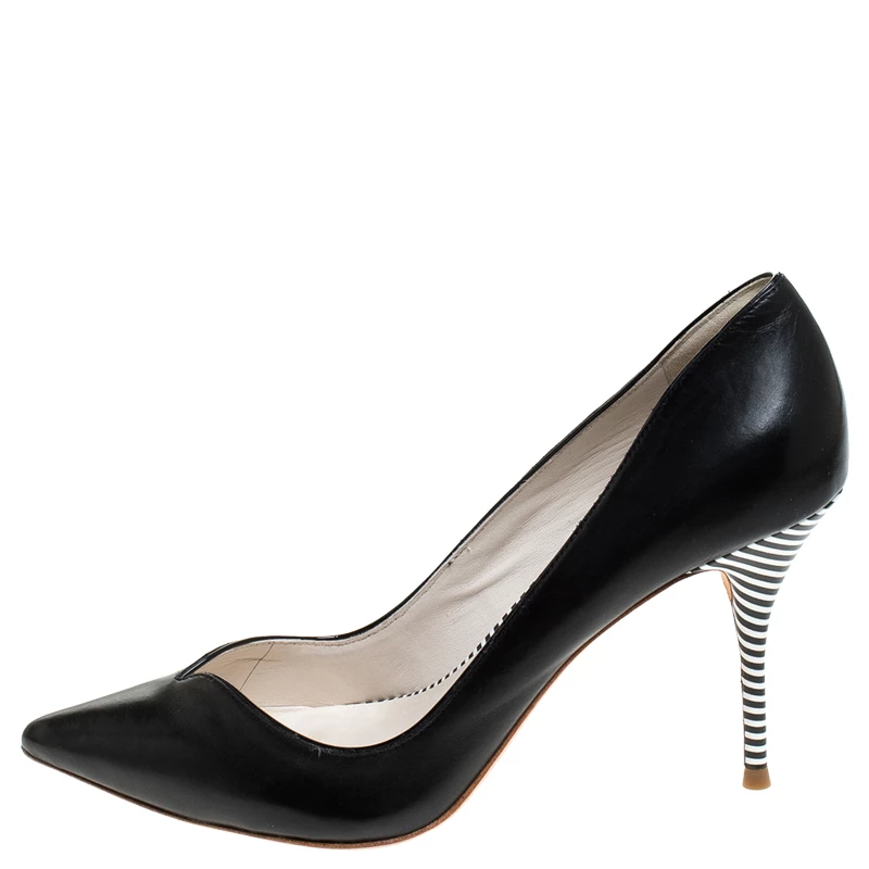 Sophia Webster Black Leather Lyla Pumps Size 37 For Women - Image 2