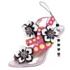 Sophia Webster Multicolor Leather And PVC Amazona Ankle Wrap Sandals Size 38 For Women