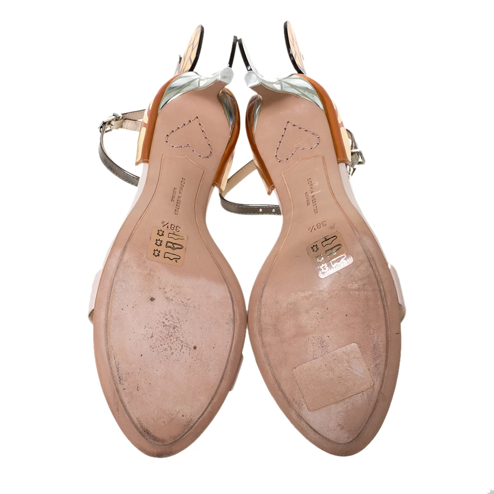 Sophia Webster Multicolor Leather Chiara Wings Ankle Strap Sandals Size 38.5 For Women - Image 6