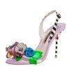Sophia Webster Multicolor Patent Leather And Leather Lilico Floral Embellished Slingback Sandals Size 37 For Women
