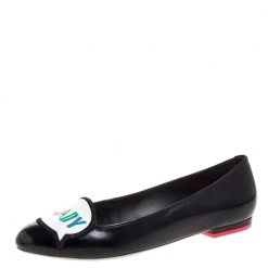 Sophia Webster Patent Leather Boss Lady Ballet Flats Size 37 For Women