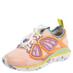 Sophia Webster Multicolor Fabric And Rubber Candyfloss Fly By Sneakers Size 36 For Women