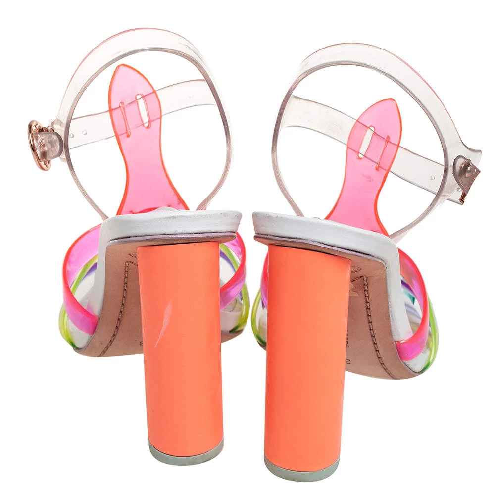 Sophia Webster Multicolor PVC Rosa Ankle Strap Sandals Size 36 For Women - Image 5