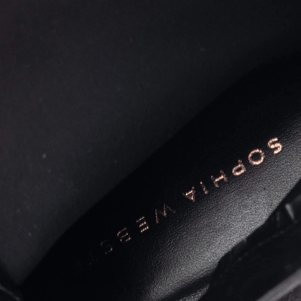 Sophia Webster Black Suede Jumbo Lilico Pointed Toe Ankle Boots Size 40.5 For Women - Image 7