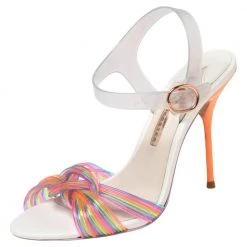 Sophia Webster Multicolor PVC And Jelly Coralie Ankle Strap Sandals Size 37.5 For Women