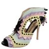 Sophia Webster Multicolor Leather Riko Cut Out Sandals Size 40 For Women