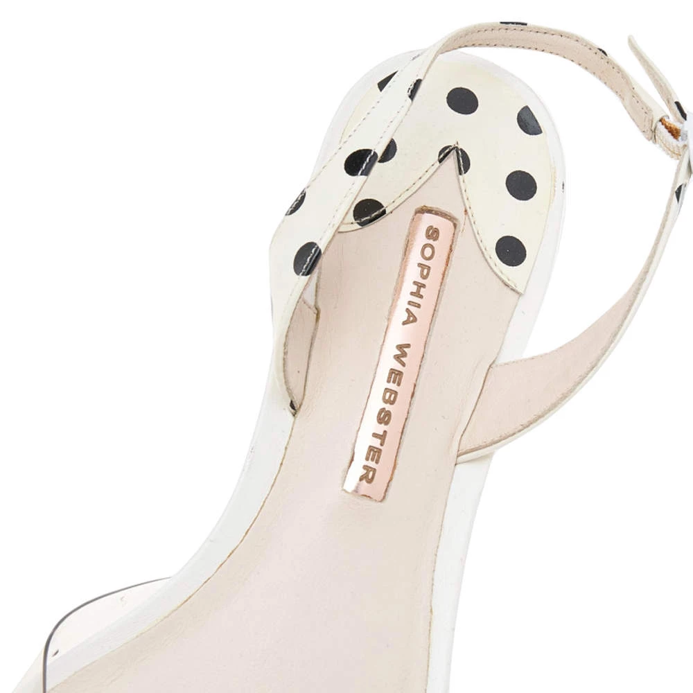 Sophia Webster Multicolor Leather And Fabric Daria Watermelon Slingback Sandals Size 40.5 For Women - Image 7