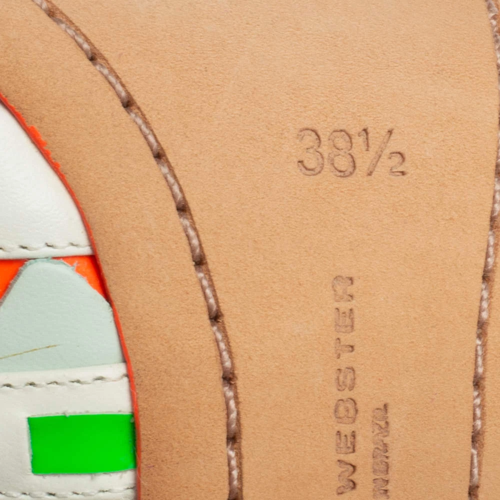 Sophia Webster Multicolor Leather Riko Mule Sandals Size 38.5 For Women - Image 8