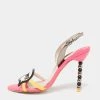 Sophia Webster Multicolor Leather Oprah Hot Stepper Slingback Sandals Size 37 For Women