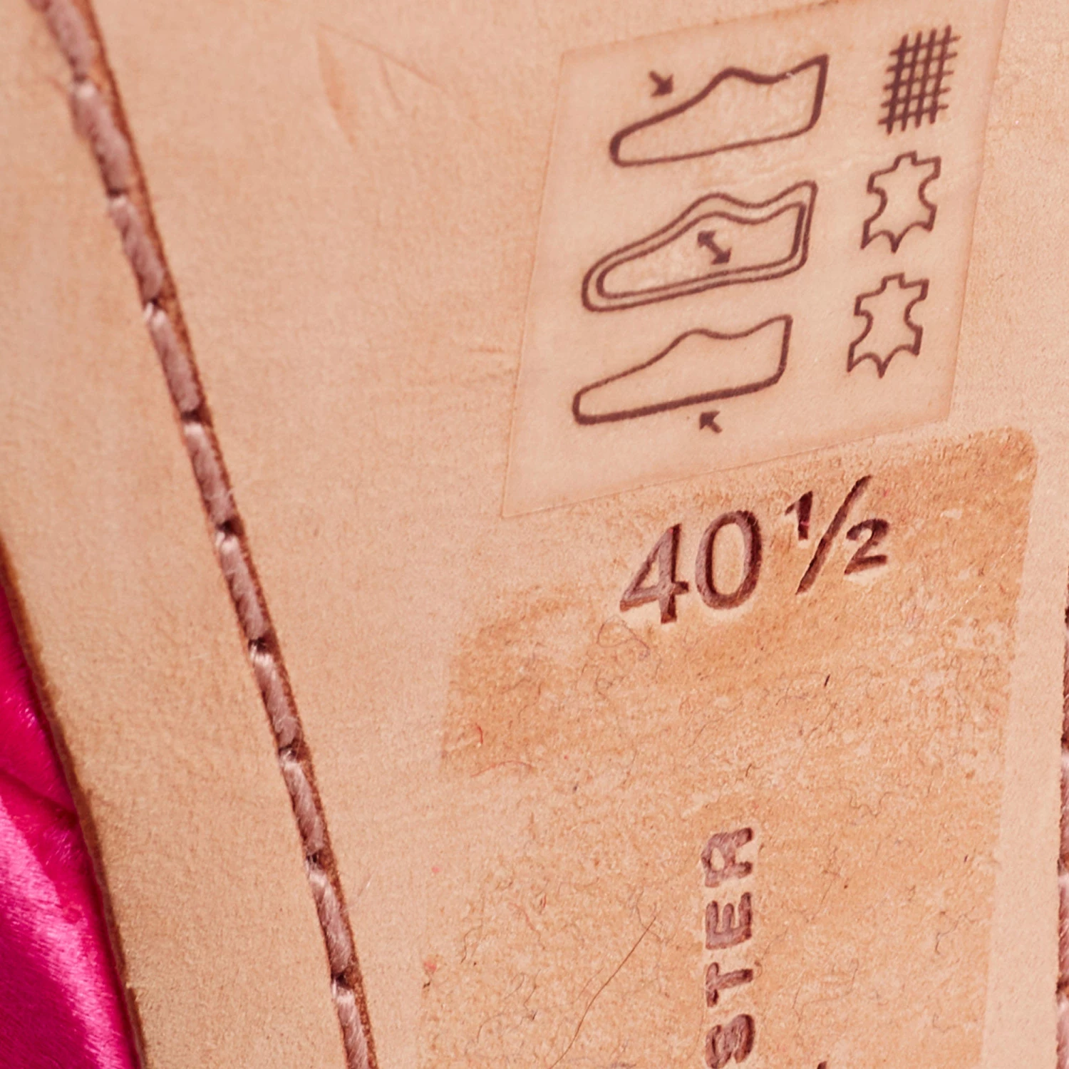 Sophia Webster Neon Pink Satin Crystal Embellished Amanda Platform Sandals Size 40.5 For Women - Image 8