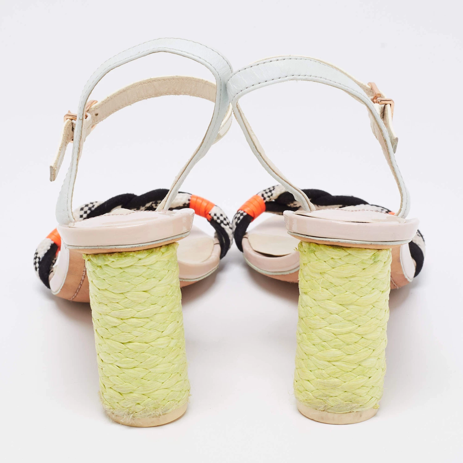 Sophia Webster Multicolor Leather And Patent Ankle Strap Sandals Size 39 For Women - Image 5