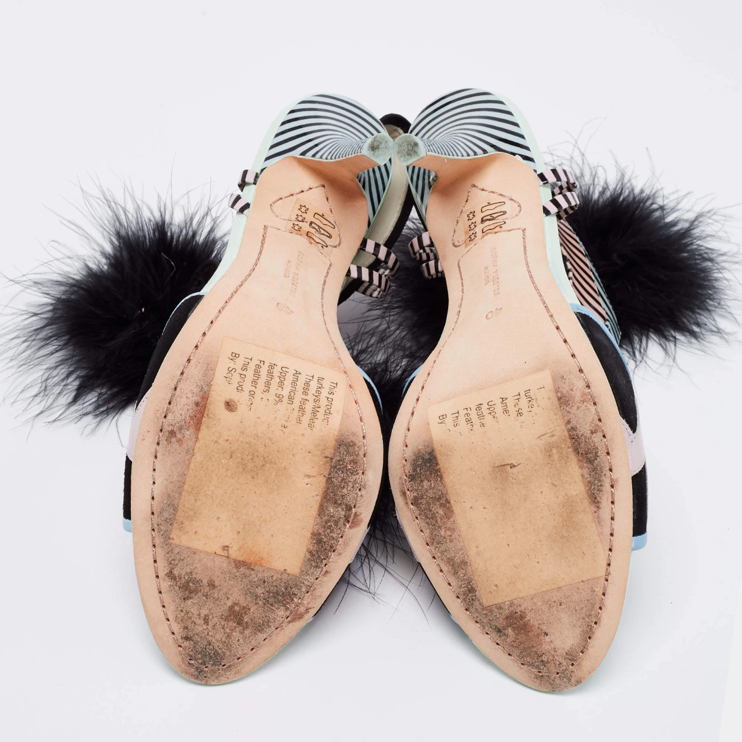 Sophia Webster Multicolor Leather Leilou Pom Pom Sandals Size 40 For Women - Image 6