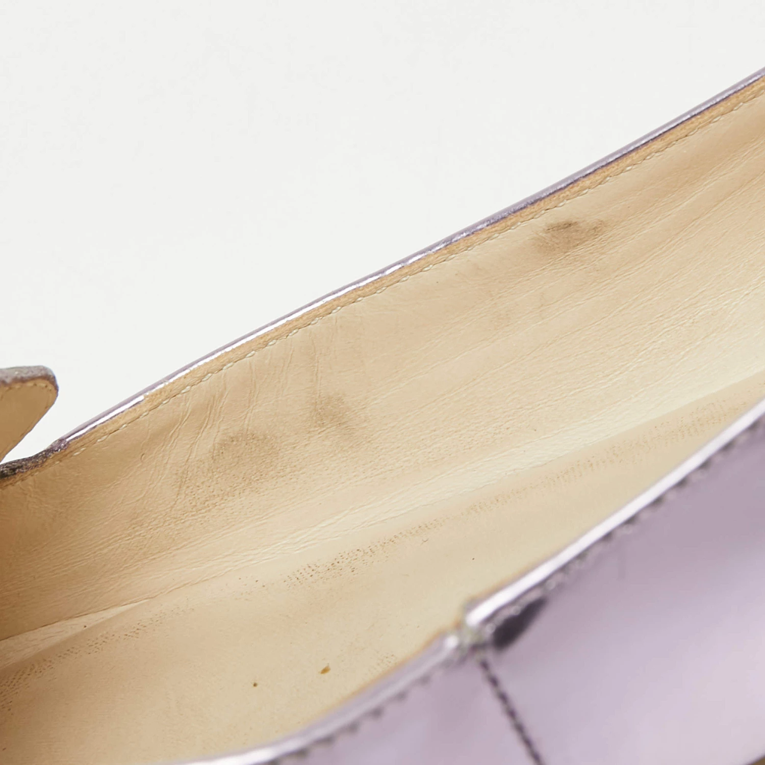 Sophia Webster Metallic Pink Patent Bibi Butterfly Pointed Toe Ballet Flats Size 37 For Women - Image 8