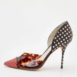 Sophia Webster Multicolor Patent And Leather Pointed Toe Pumps Size 41 For Women