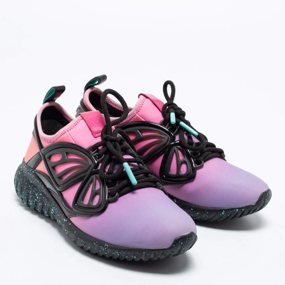 Sophia Webster Multicolor Neoprene And Rubber Fly By Sneakers Size 37 For Women - Image 4