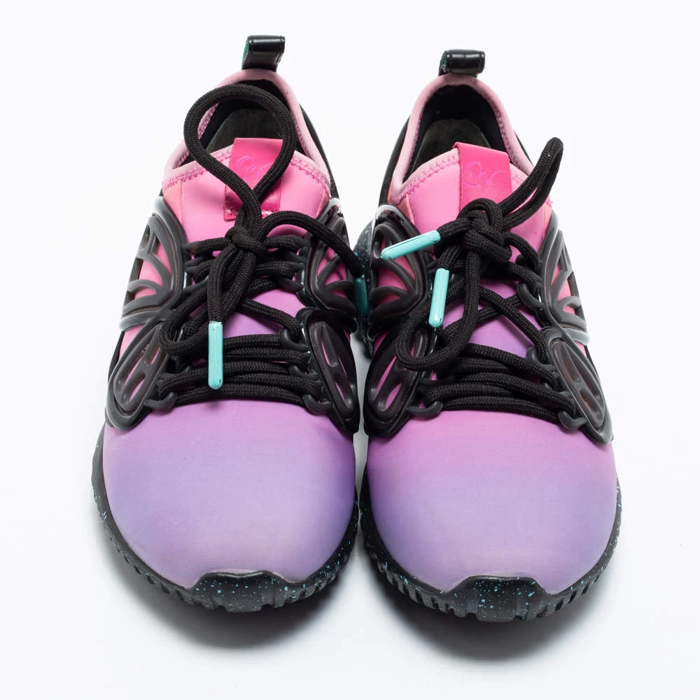 Sophia Webster Multicolor Neoprene And Rubber Fly By Sneakers Size 37 For Women - Image 3