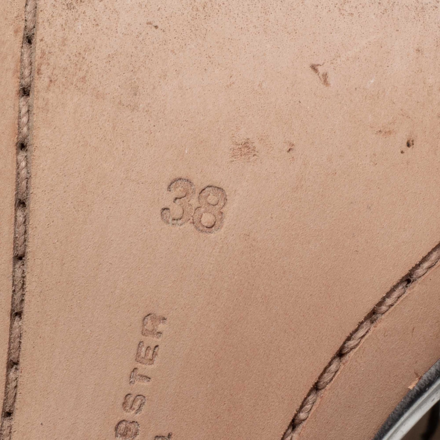 Sophia Webster Rose Gold Laser Cut Leather Cherub Lace-Up Open Toe Mules Size 38 For Women - Image 8